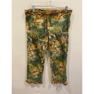 Jungle Print Tiger Stripe Cotton Pajama‎ Lounge Pants